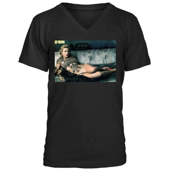 Scarlett Johansson Men's V-Neck T-Shirt