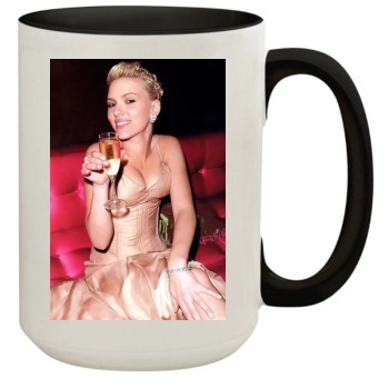 Scarlett Johansson 15oz Colored Inner & Handle Mug