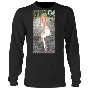 Scarlett Johansson Men's Heavy Long Sleeve TShirt