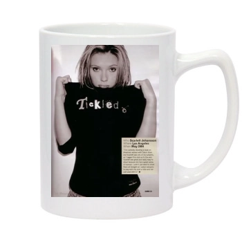 Scarlett Johansson 14oz White Statesman Mug