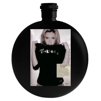 Scarlett Johansson Round Flask