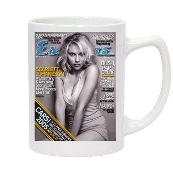 Scarlett Johansson 14oz White Statesman Mug