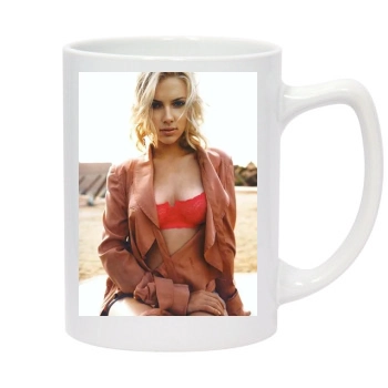 Scarlett Johansson 14oz White Statesman Mug