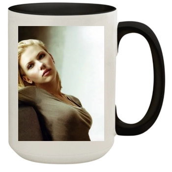 Scarlett Johansson 15oz Colored Inner & Handle Mug