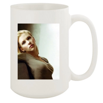 Scarlett Johansson 15oz White Mug