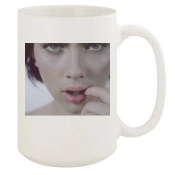 Scarlett Johansson 15oz White Mug