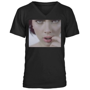 Scarlett Johansson Men's V-Neck T-Shirt