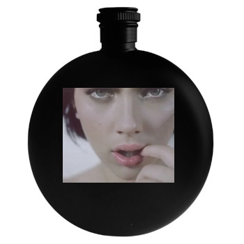 Scarlett Johansson Round Flask