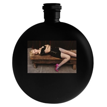 Scarlett Johansson Round Flask