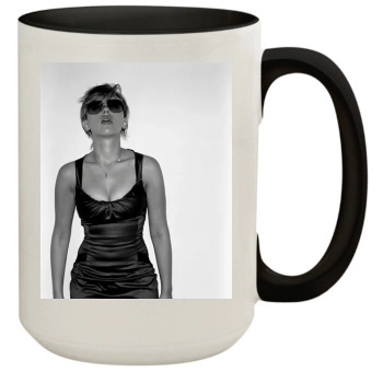 Scarlett Johansson 15oz Colored Inner & Handle Mug