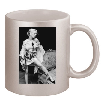 Scarlett Johansson 11oz Metallic Silver Mug