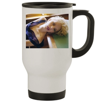 Scarlett Johansson Stainless Steel Travel Mug