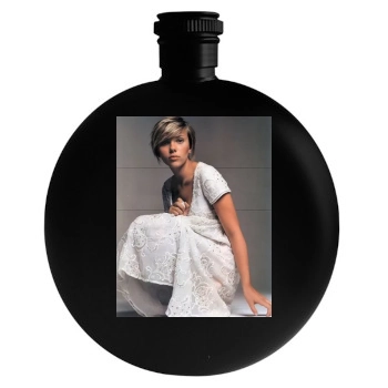 Scarlett Johansson Round Flask