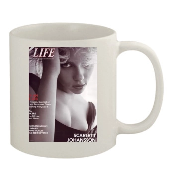 Scarlett Johansson 11oz White Mug