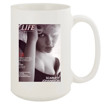 Scarlett Johansson 15oz White Mug