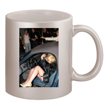 Scarlett Johansson 11oz Metallic Silver Mug