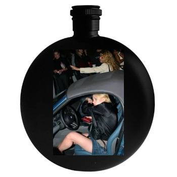 Scarlett Johansson Round Flask