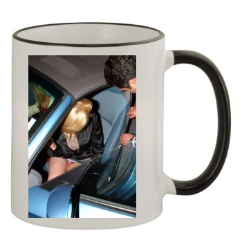 Scarlett Johansson 11oz Colored Rim & Handle Mug