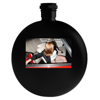 Scarlett Johansson Round Flask