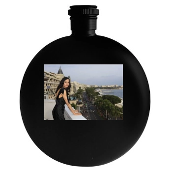 Famke Janssen Round Flask