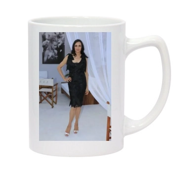 Famke Janssen 14oz White Statesman Mug