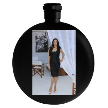 Famke Janssen Round Flask