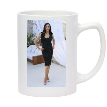 Famke Janssen 14oz White Statesman Mug