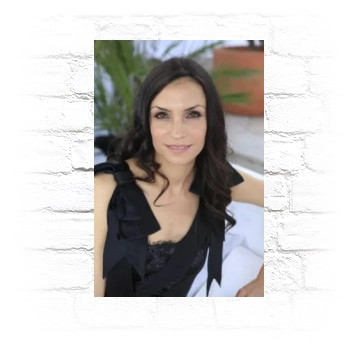 Famke Janssen Metal Wall Art