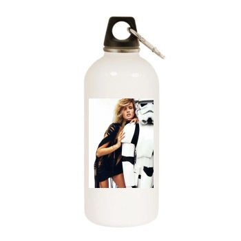 Fanny Francois White Water Bottle With Carabiner