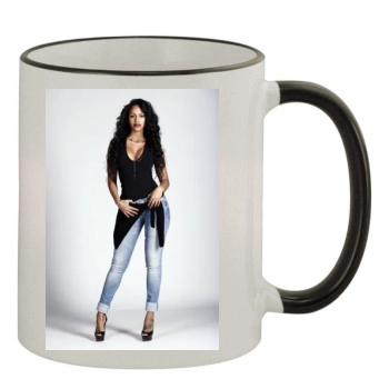 Fanny Neguesha 11oz Colored Rim & Handle Mug