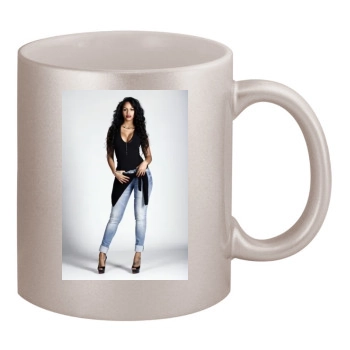 Fanny Neguesha 11oz Metallic Silver Mug