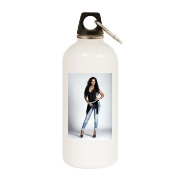 Fanny Neguesha White Water Bottle With Carabiner