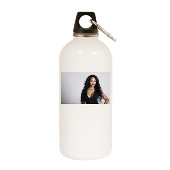 Fanny Neguesha White Water Bottle With Carabiner