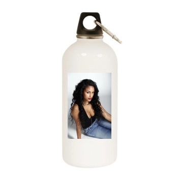 Fanny Neguesha White Water Bottle With Carabiner