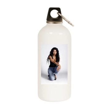 Fanny Neguesha White Water Bottle With Carabiner