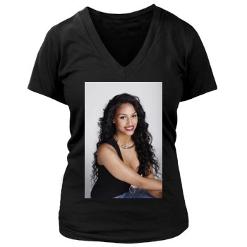 Fanny Neguesha Women's Deep V-Neck TShirt