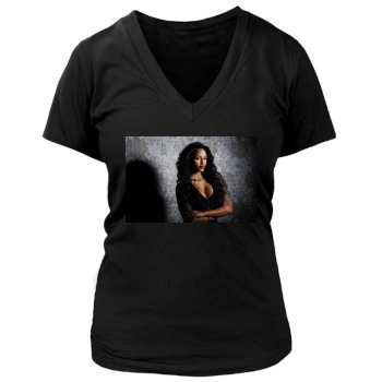 Fanny Neguesha Women's Deep V-Neck TShirt