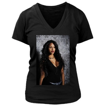 Fanny Neguesha Women's Deep V-Neck TShirt