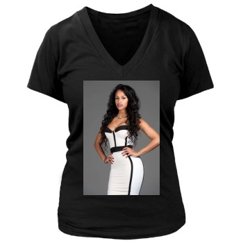 Fanny Neguesha Women's Deep V-Neck TShirt