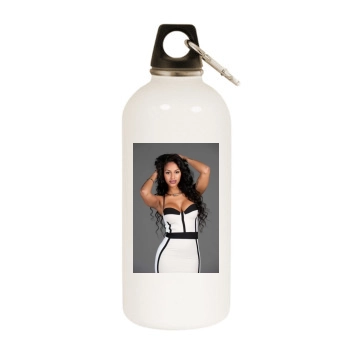 Fanny Neguesha White Water Bottle With Carabiner