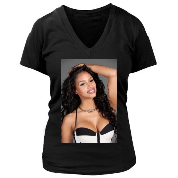 Fanny Neguesha Women's Deep V-Neck TShirt