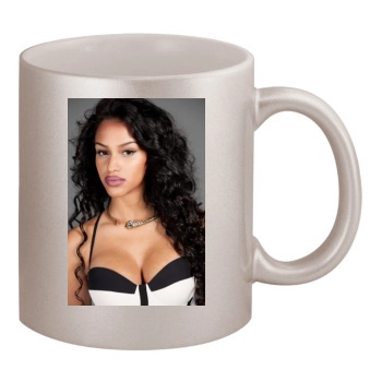 Fanny Neguesha 11oz Metallic Silver Mug