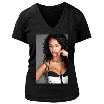 Fanny Neguesha Women's Deep V-Neck TShirt