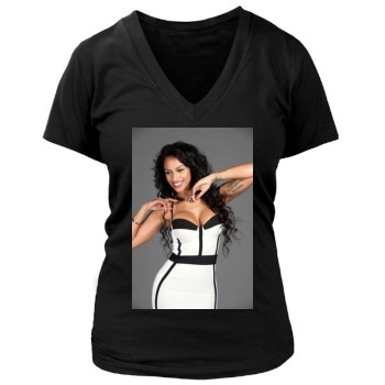 Fanny Neguesha Women's Deep V-Neck TShirt