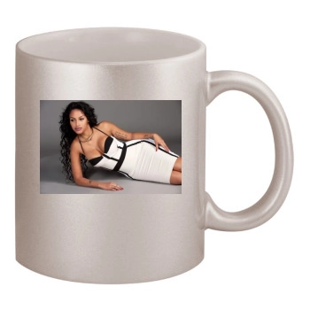 Fanny Neguesha 11oz Metallic Silver Mug