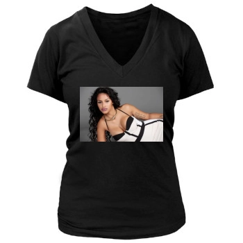 Fanny Neguesha Women's Deep V-Neck TShirt