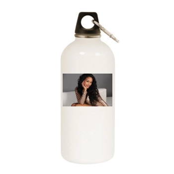 Fanny Neguesha White Water Bottle With Carabiner