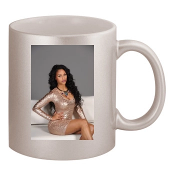 Fanny Neguesha 11oz Metallic Silver Mug