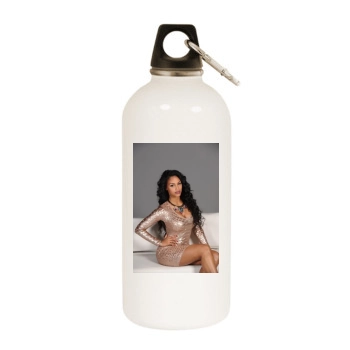 Fanny Neguesha White Water Bottle With Carabiner