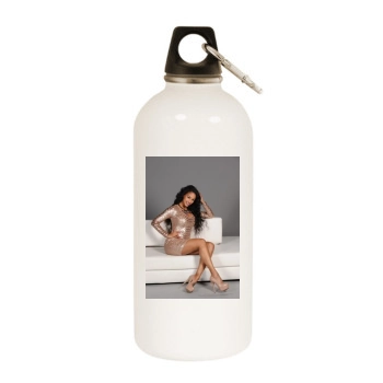 Fanny Neguesha White Water Bottle With Carabiner